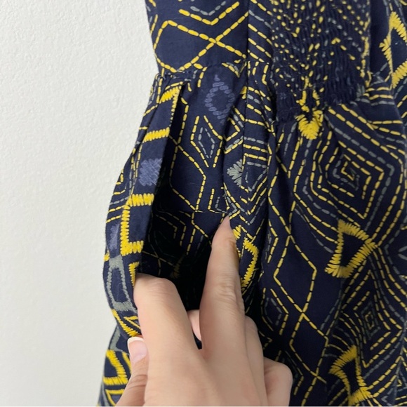 Anthropologie Edme & Esyllte Rhythmic Repetition Halter Dress As Seen on Tv 2 - Picture 7 of 12